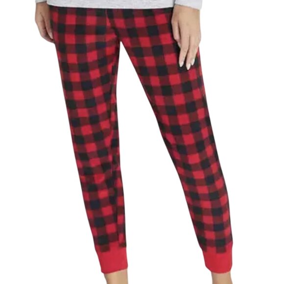 Eddie Bauer Women's Buffalo  Heath Check Moose Sleep Set Pajama XL New w/Tags - Picture 2 of 6